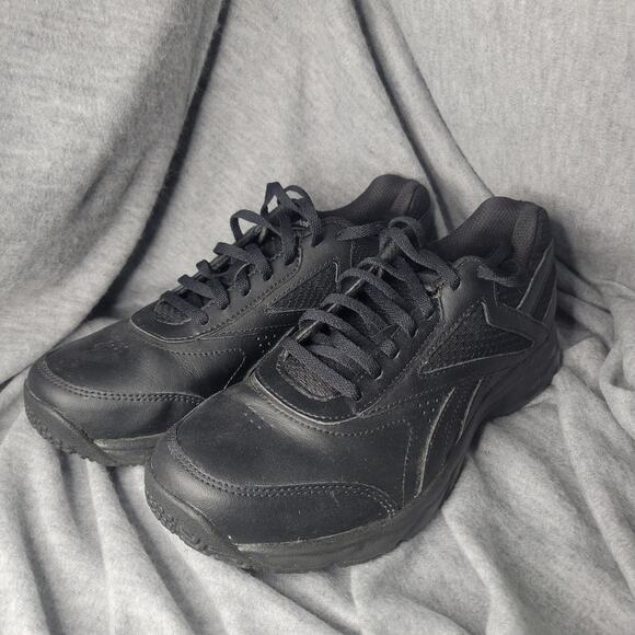 Reebok Work Shoes DMX Duty Ride Slip Oil Resistant Women's Sz 7.5 Black - Picture 1 of 5